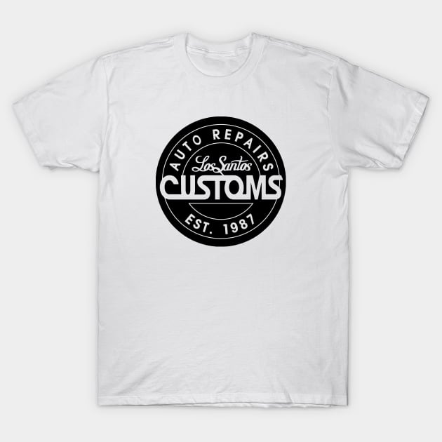 Los Santos Customs T-Shirt by fandemonium